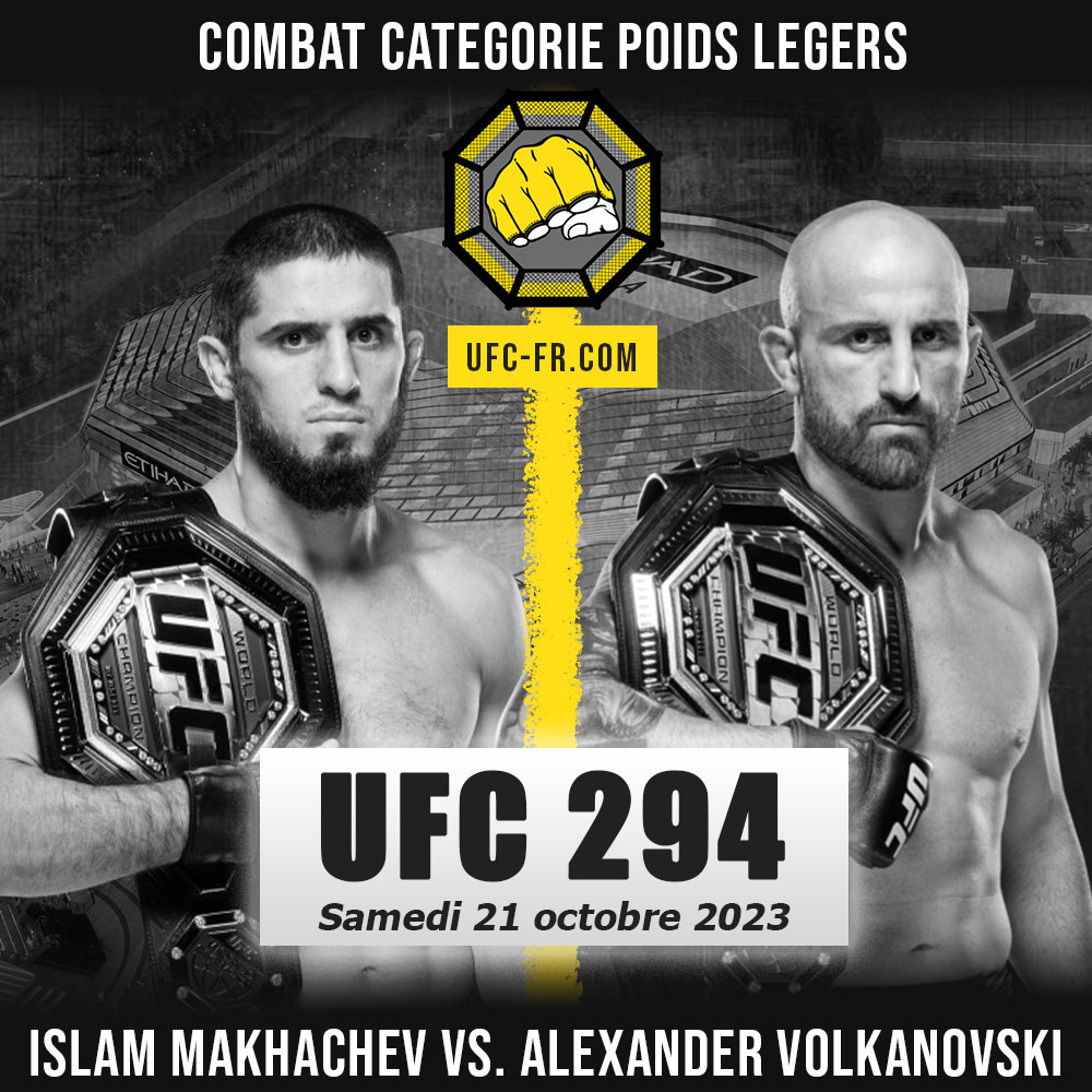 UFC 294 - Islam Makhachev vs Alexander Volkanovski
