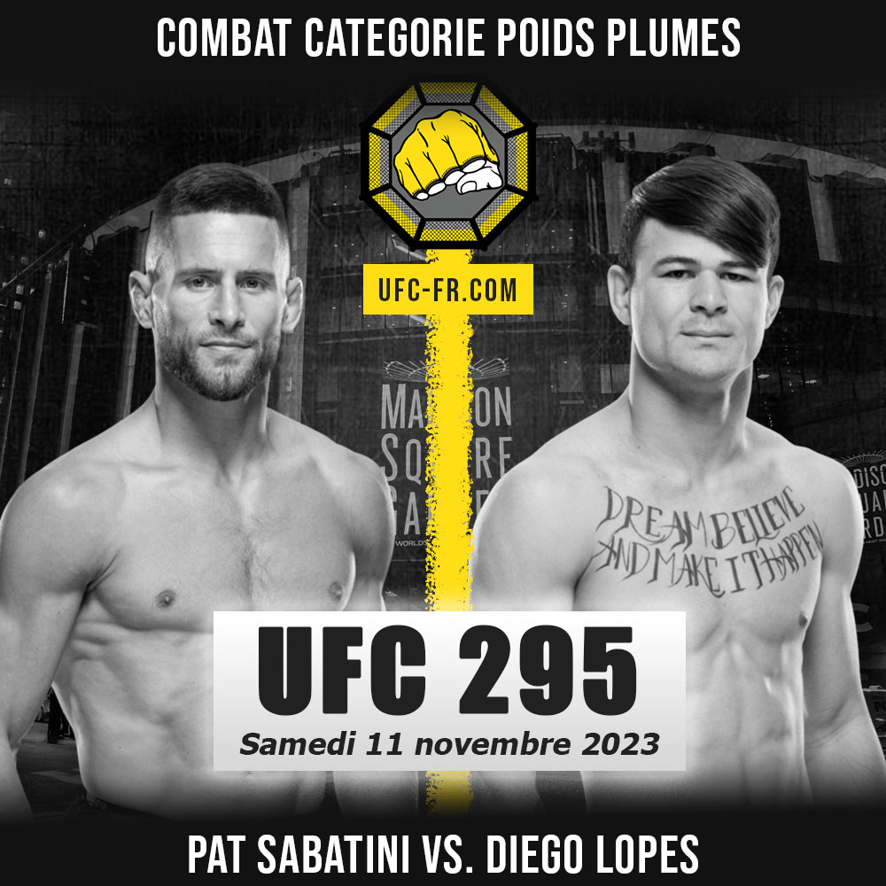 UFC 295 - Pat Sabatini vs Diego Lopes