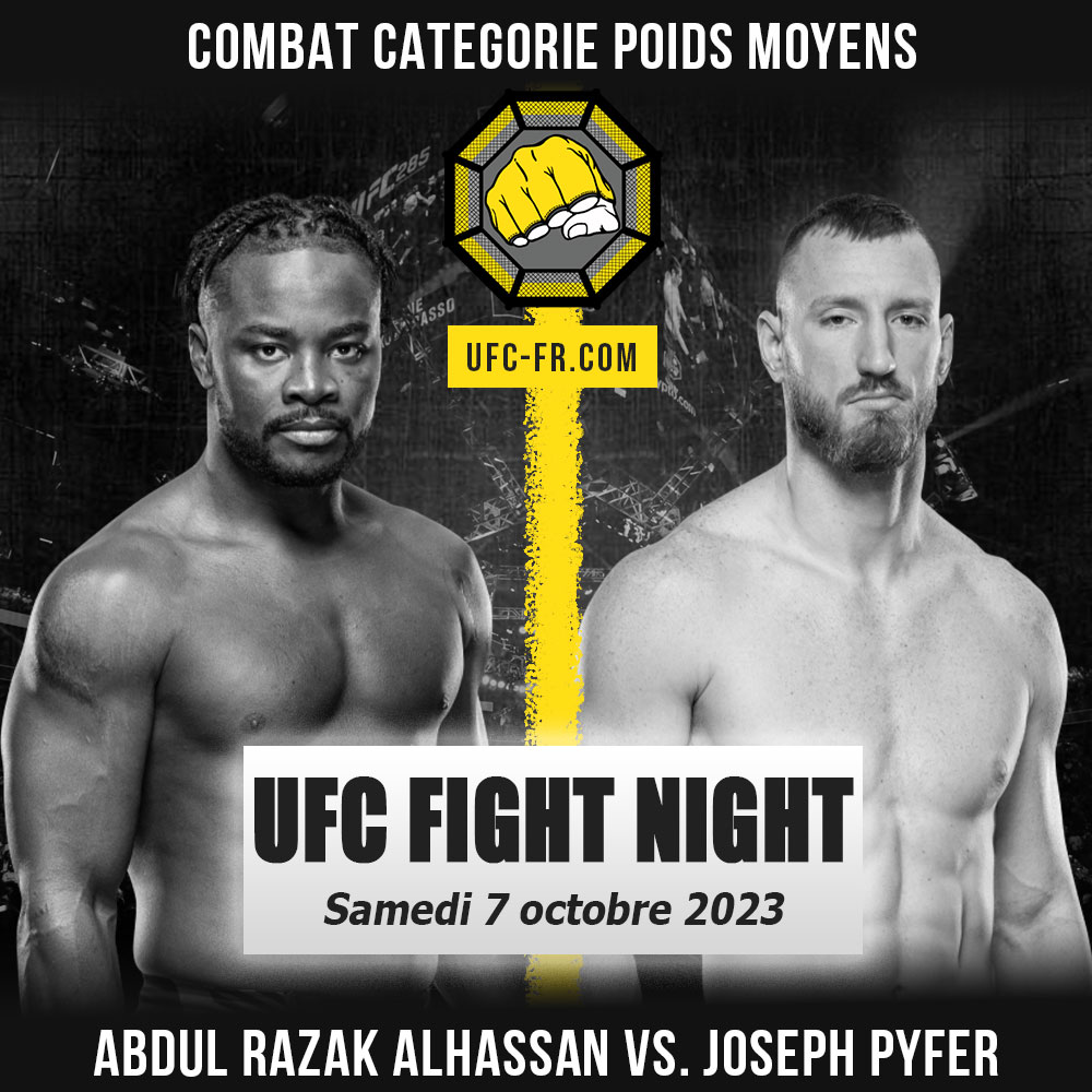 UFC ON ESPN+ 87 - Abdul Razak Alhassan vs Joe Pyfer