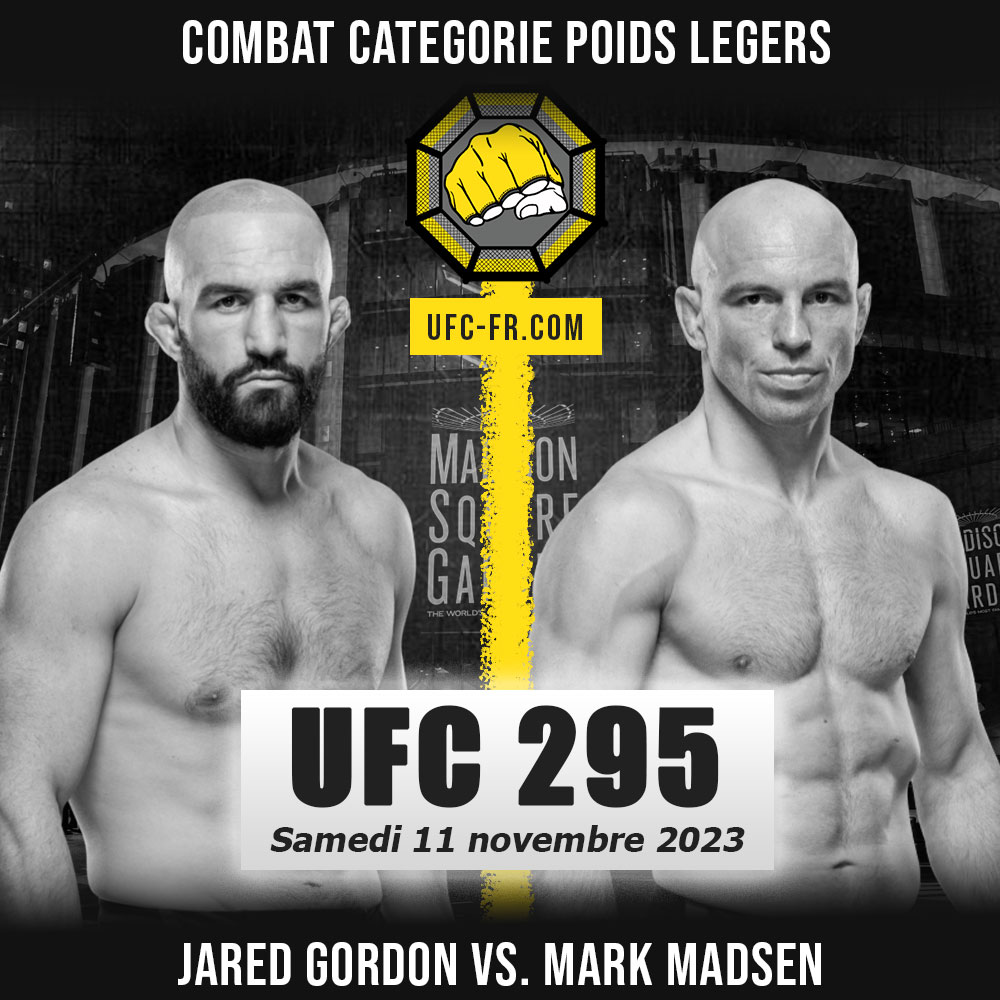 UFC 295 - Jared Gordon vs Mark Madsen