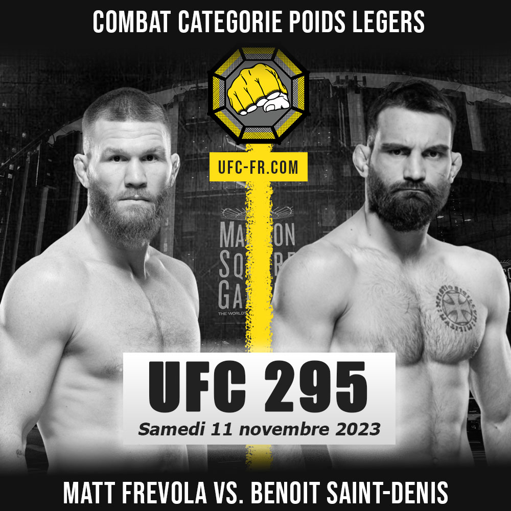 UFC 295 - Matt Frevola vs Benoit Saint-Denis