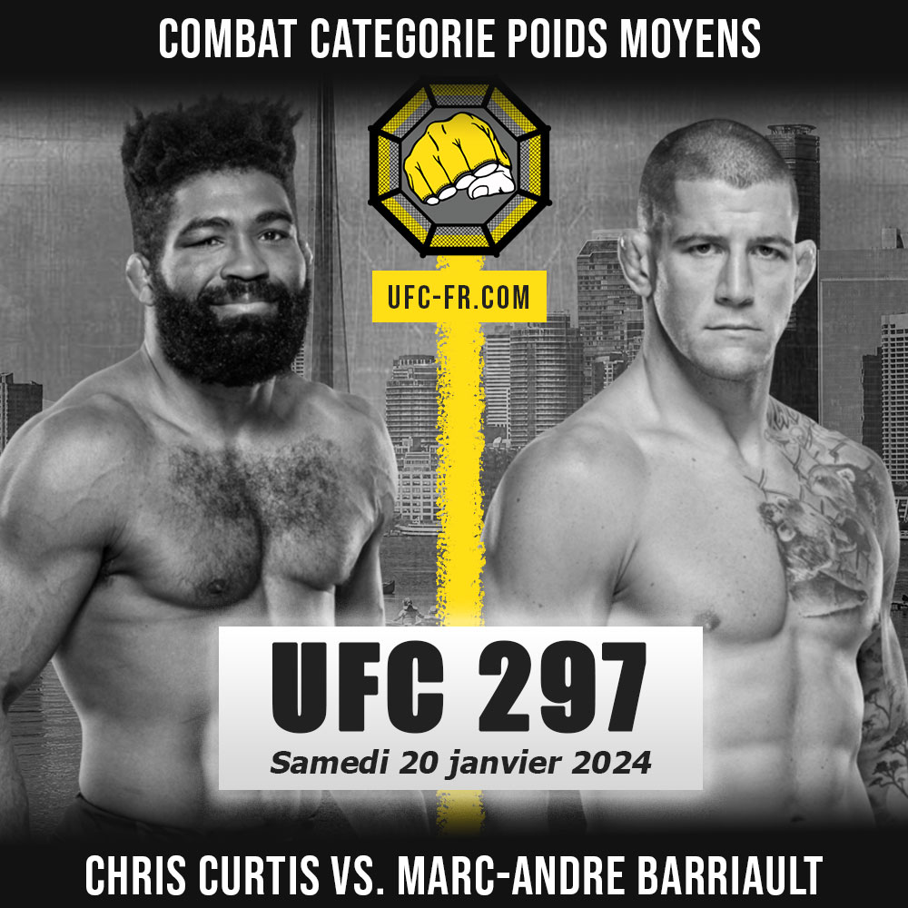 UFC 297 - Chris Curtis vs Marc-Andre Barriault