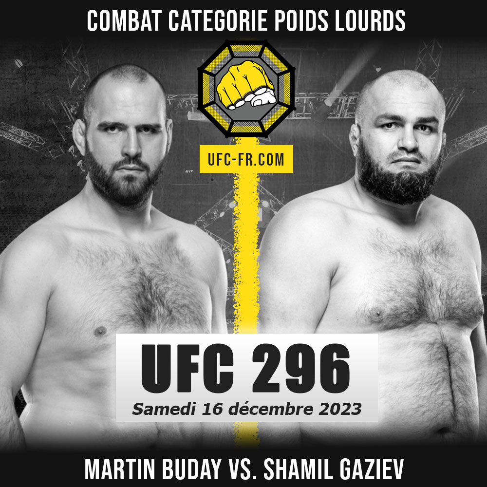 UFC 296 - Martin Buday vs Shamil Gaziev