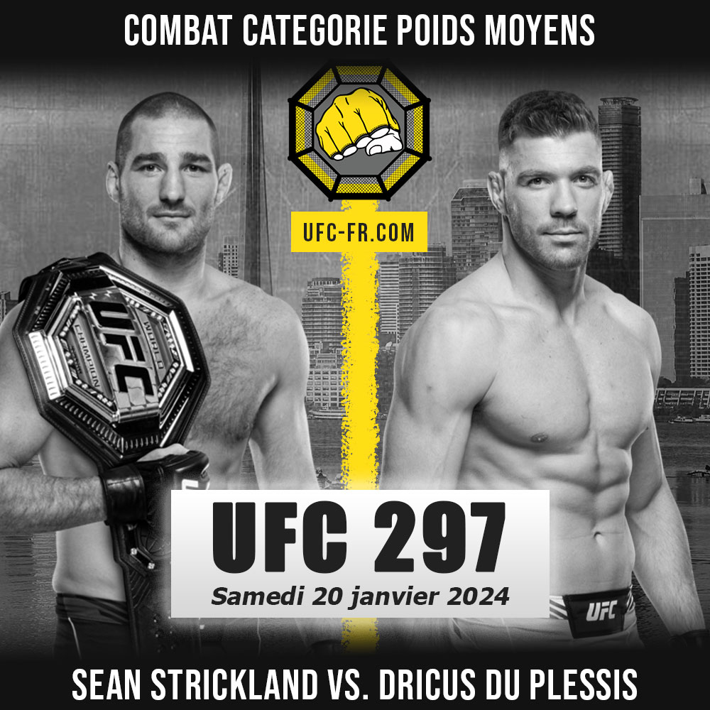 UFC 297 - Sean Strickland vs Dricus Du Plessis