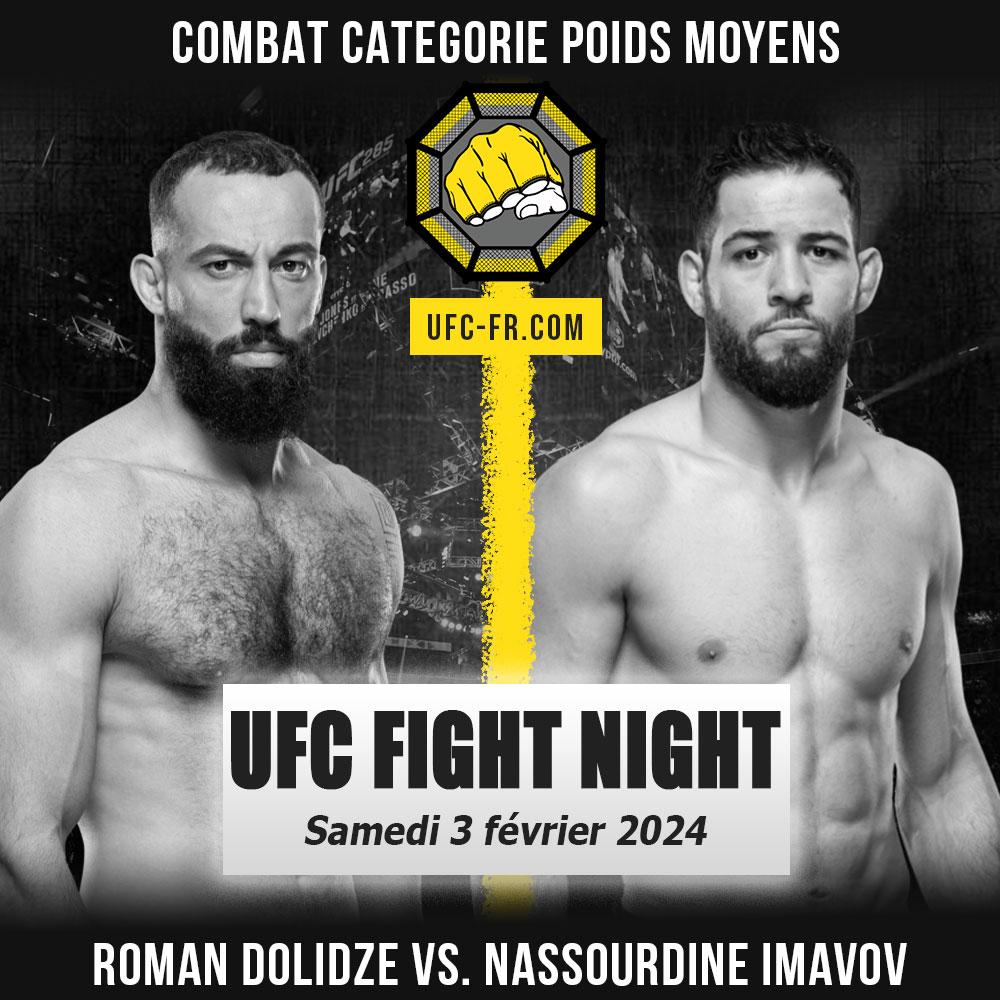 UFC FIGHT NIGHT - Roman Dolidze vs Nassourdine Imavov