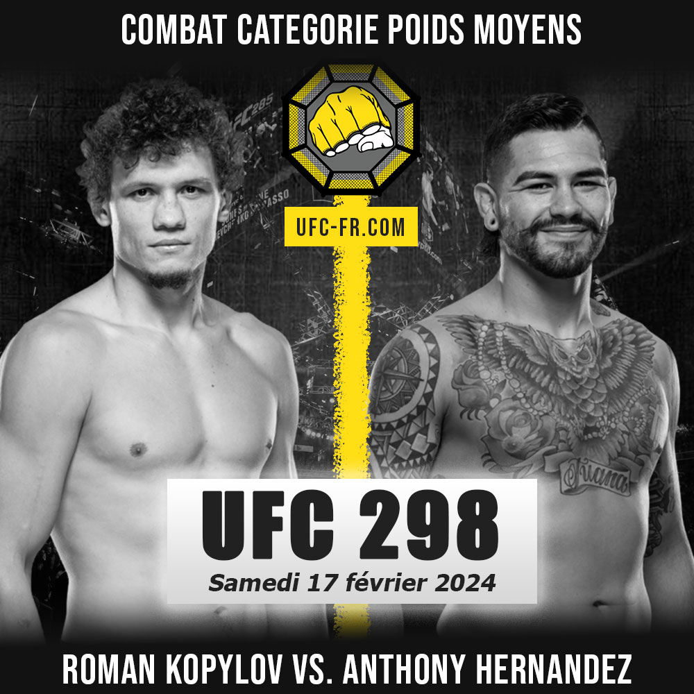 UFC 298 - Roman Kopylov vs Anthony Hernandez
