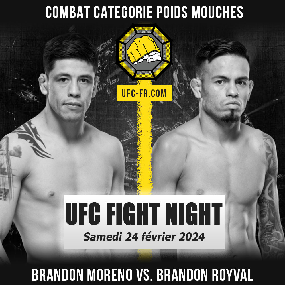 UFC FIGHT NIGHT - Brandon Moreno vs Brandon Royval