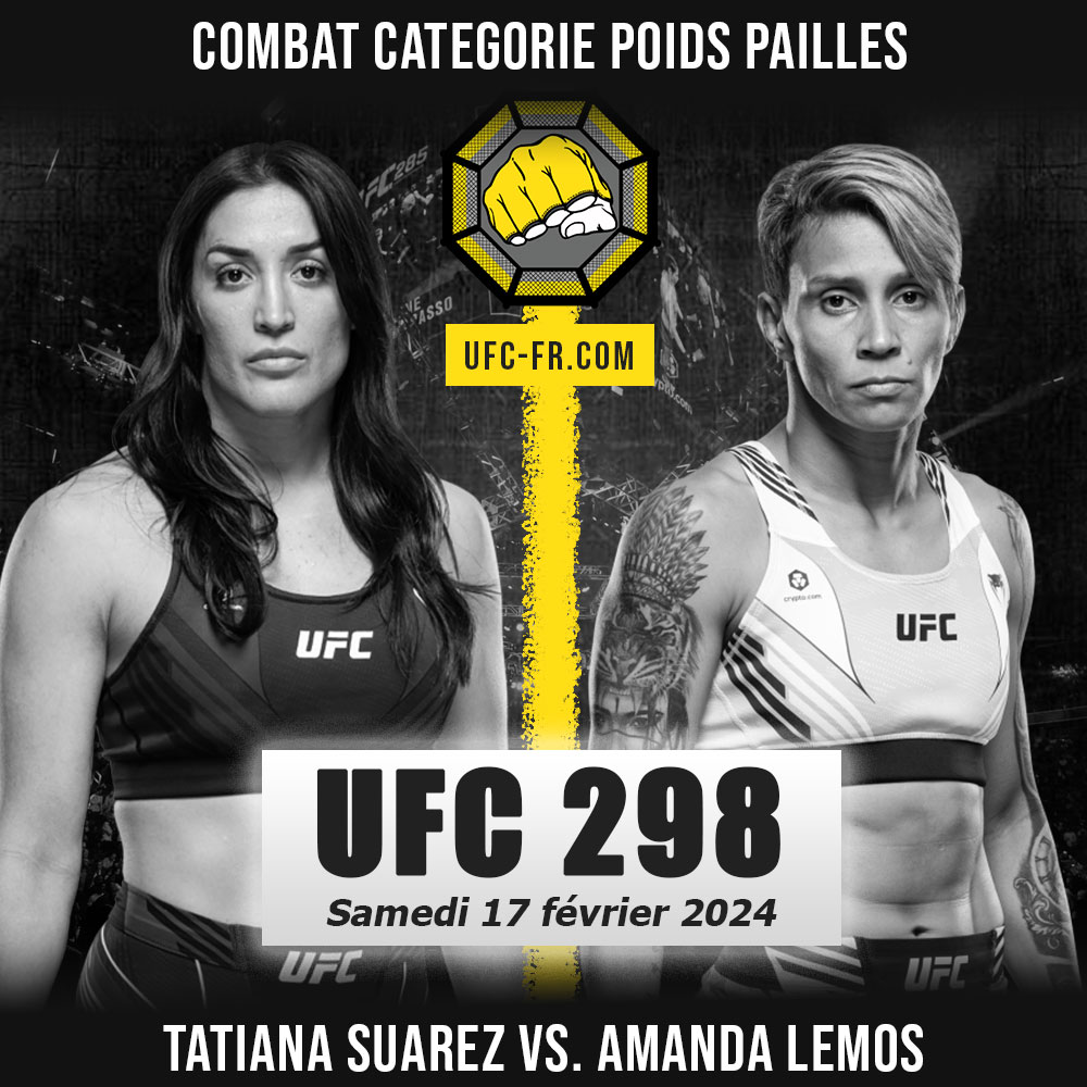 UFC 298 - Tatiana Suarez vs Amanda Lemos