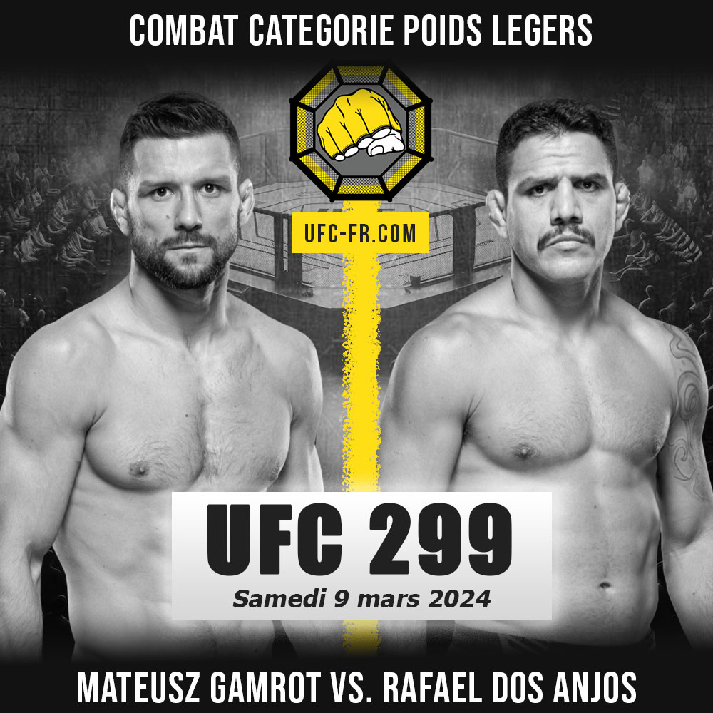 UFC 299 - Mateusz Gamrot vs Rafael dos Anjos