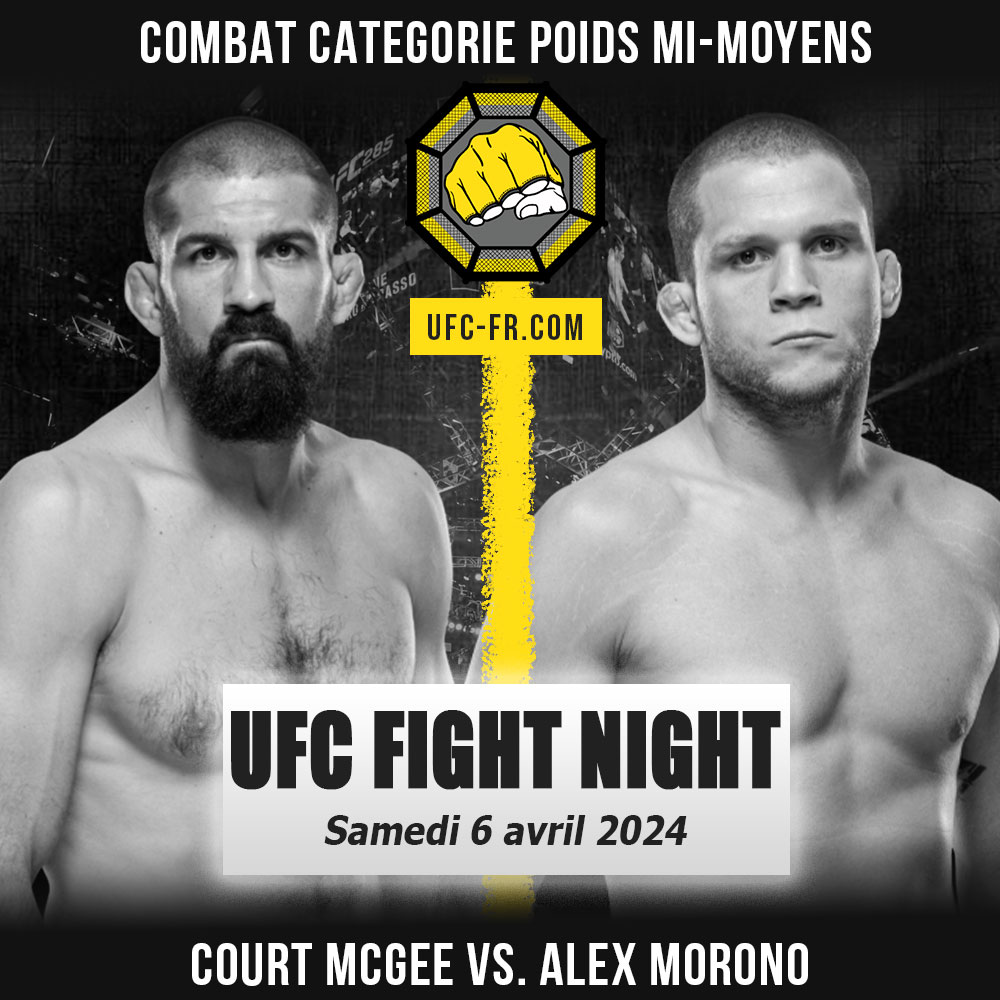 UFC ON ESPN+ 98 - Court McGee vs Alex Morono