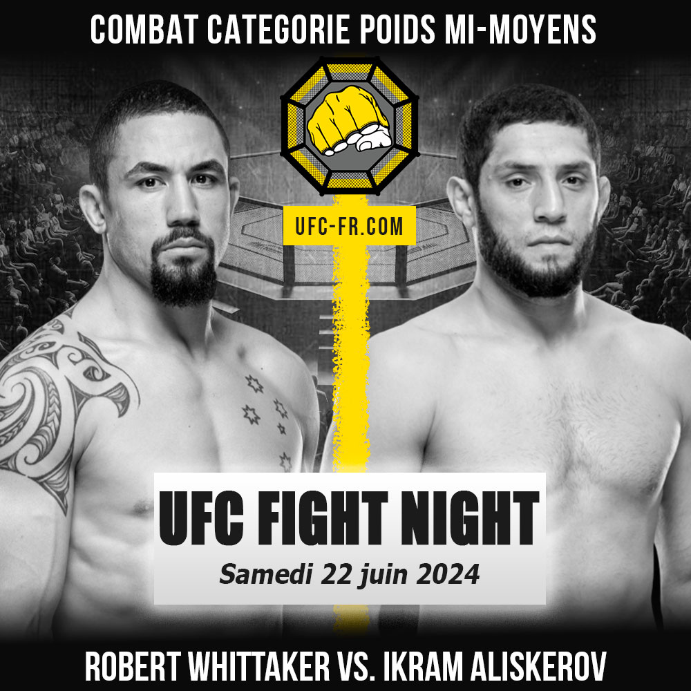 UFC ON ABC 6 - Robert Whittaker vs Ikram Aliskerov