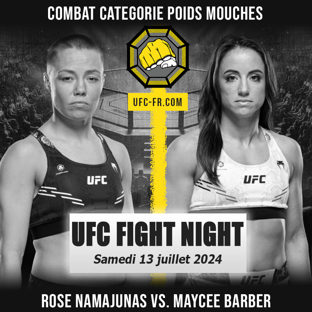 UFC FIGHT NIGHT - Rose Namajunas vs Maycee Barber