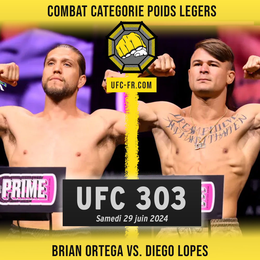 UFC 303 - Brian Ortega vs Diego Lopes