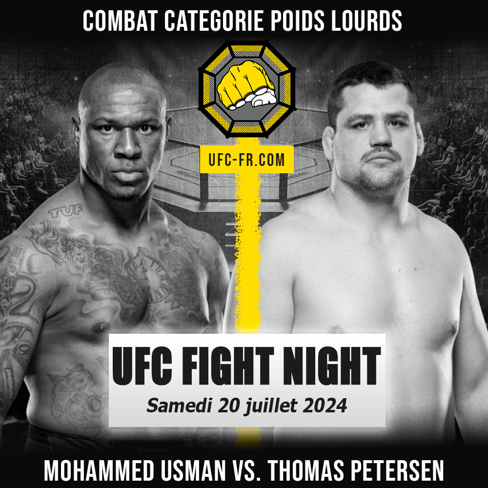 UFC ON ESPN 60 - Mohammed Usman vs Thomas Petersen