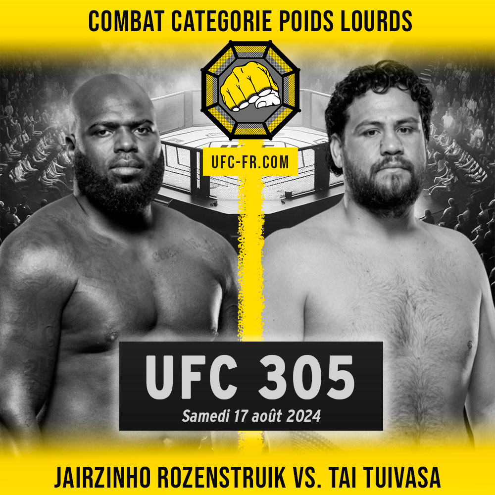 UFC 305 - Jairzinho Rozenstruik vs Tai Tuivasa