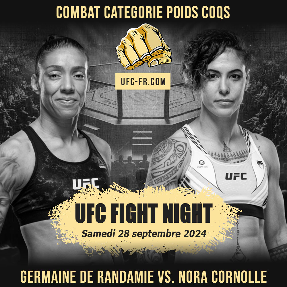 UFC PARIS 3 - Germaine de Randamie vs Nora Cornolle