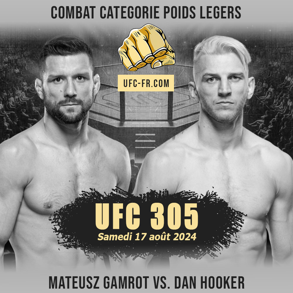 UFC 305 - Mateusz Gamrot vs Dan Hooker