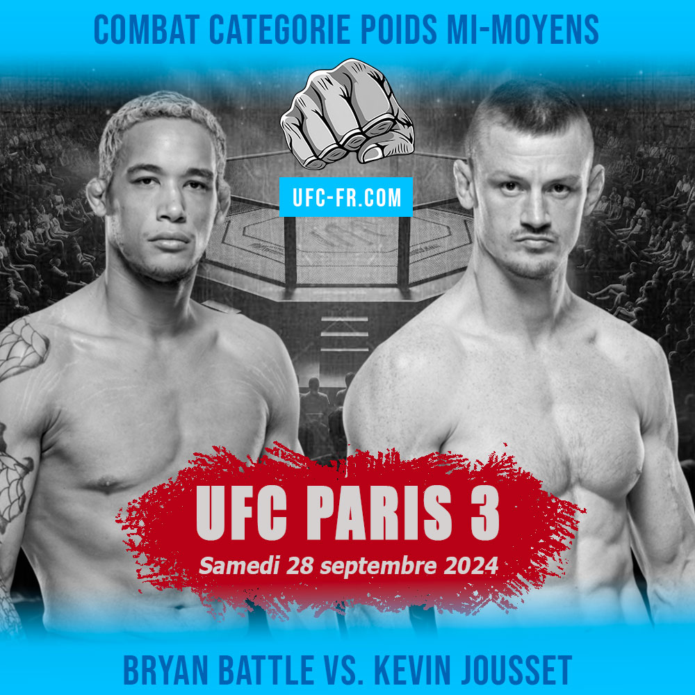 UFC PARIS 3 - Bryan Battle vs Kevin Jousset