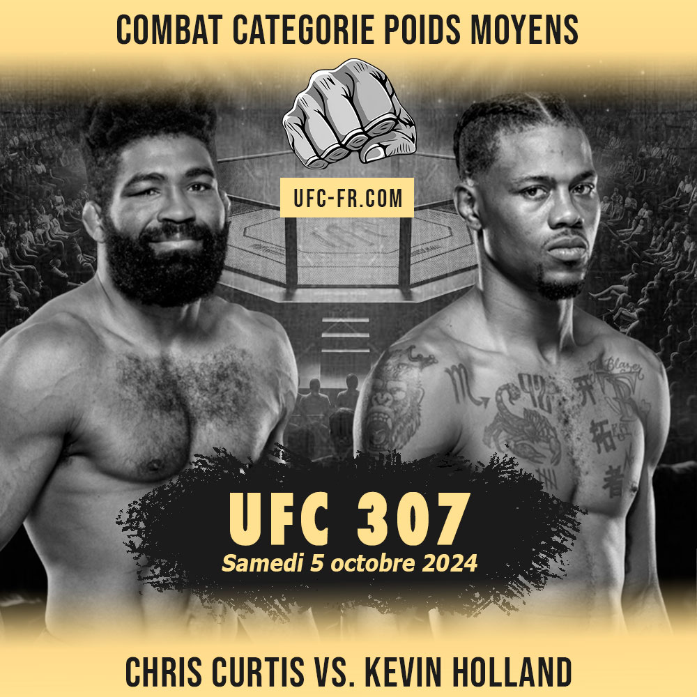 UFC 307 - Chris Curtis vs Kevin Holland