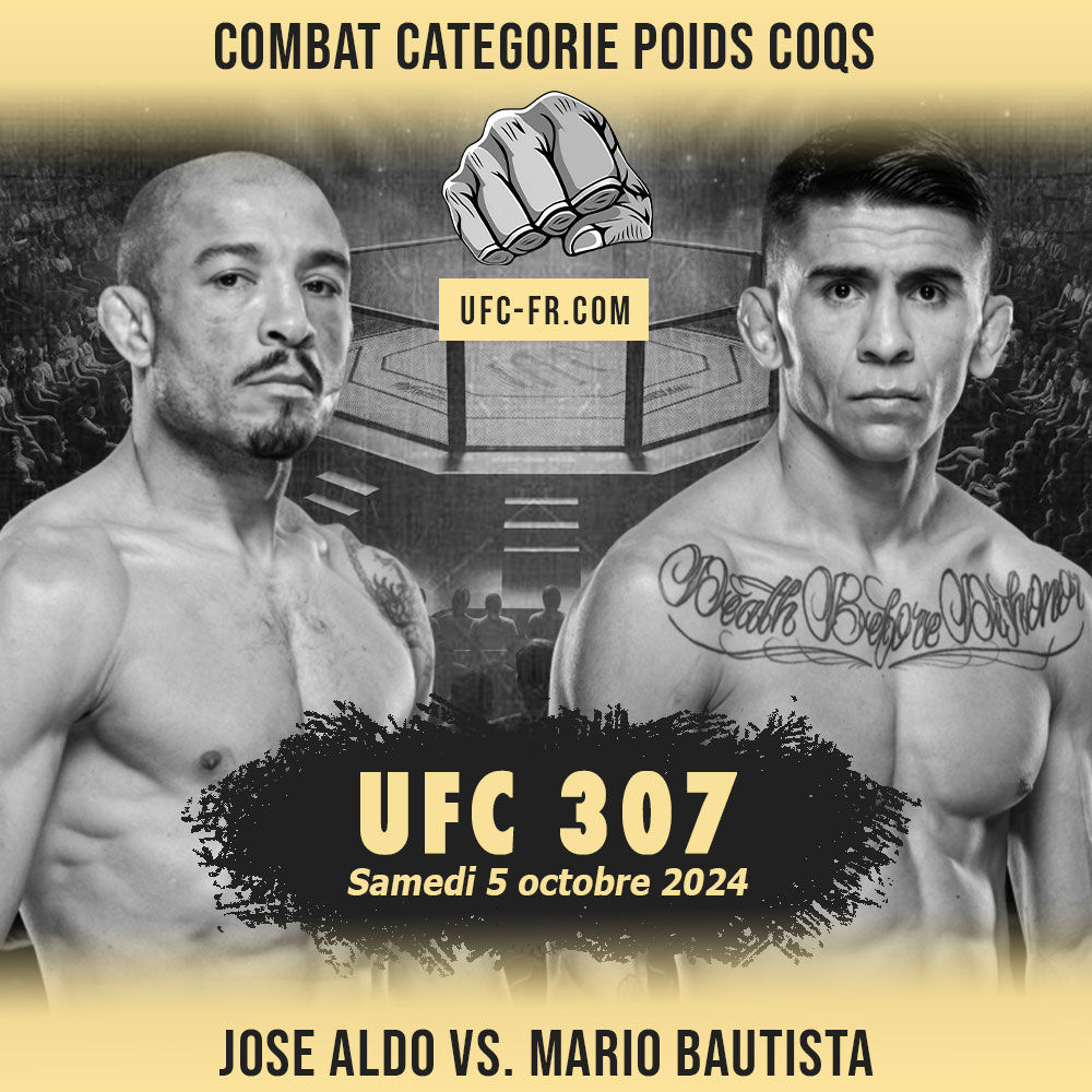 UFC 307 - Jose Aldo vs Mario Bautista