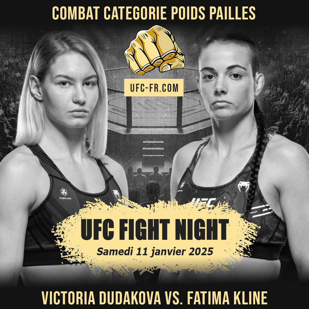 UFC FIGHT NIGHT - Victoria Dudakova vs Fatima Kline