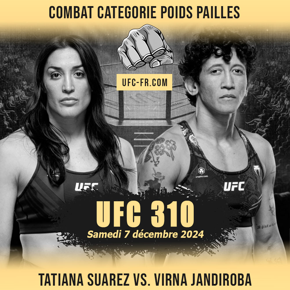 UFC 310 - Tatiana Suarez vs Virna Jandiroba