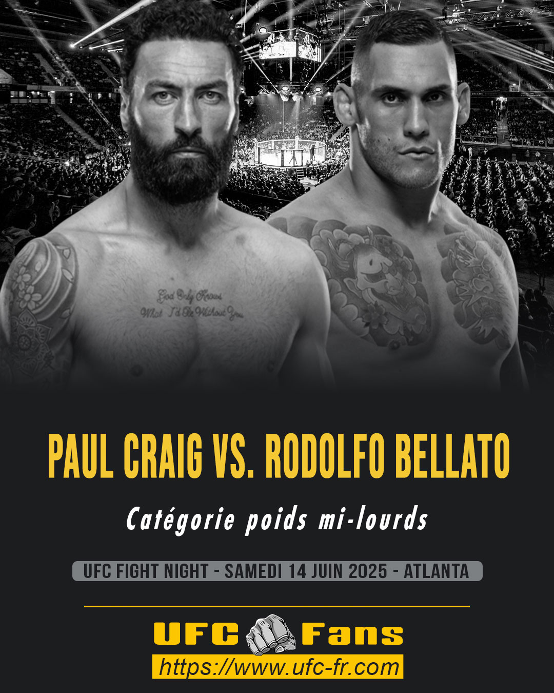 UFC ON ESPN 69 - Paul Craig vs Rodolfo Bellato UFC ON ESPN 69 - Paul Craig vs Rodolfo Bellato