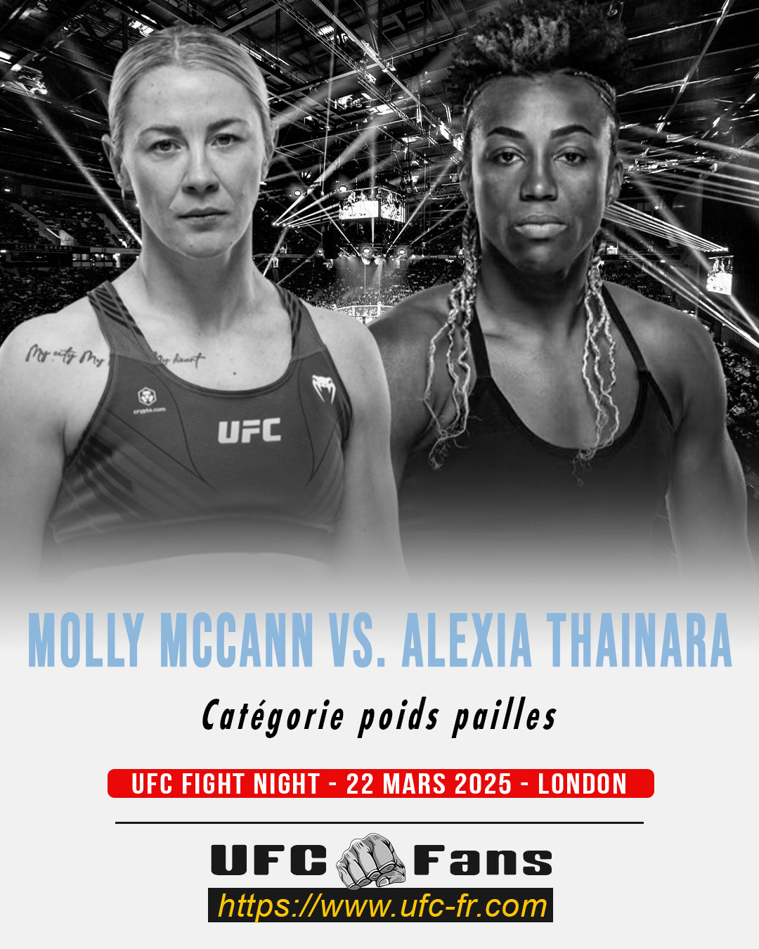 UFC ON ESPN+ 113 - Molly McCann vs Alexia Thainara