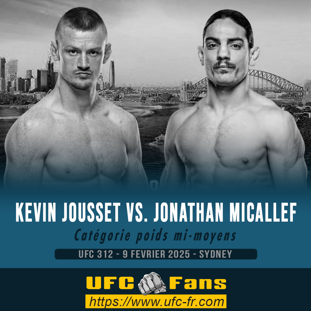 UFC 312 - Kevin Jousset vs Jonathan Micallef