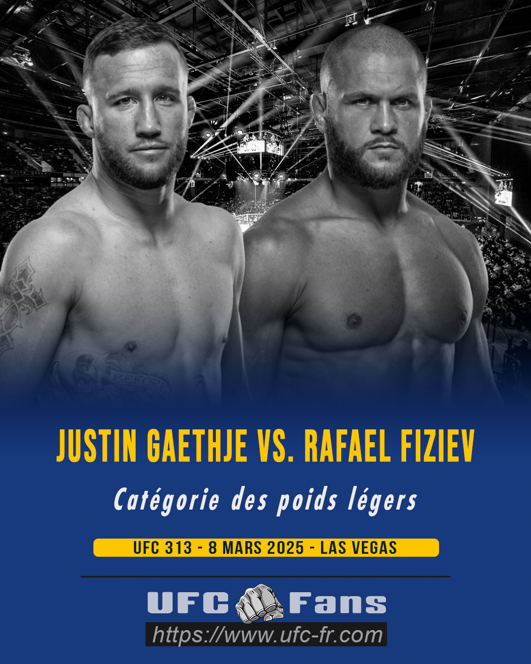 UFC 313 - Justin Gaethje vs Rafael Fiziev