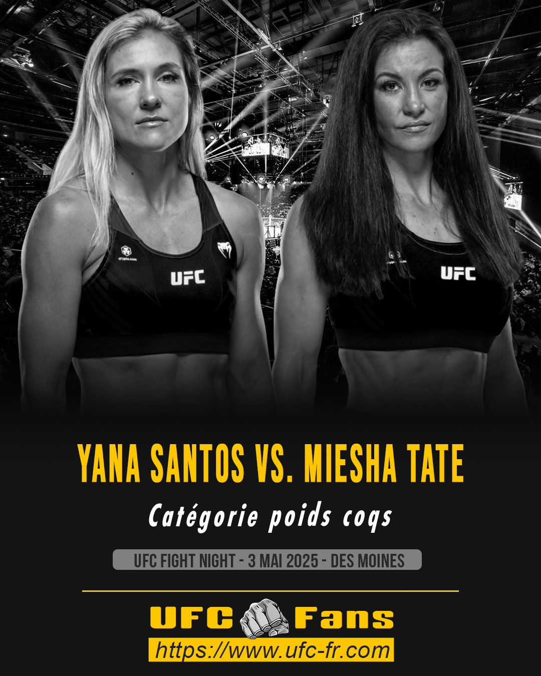 UFC ON ESPN 67 - Yana Santos vs Miesha Tate