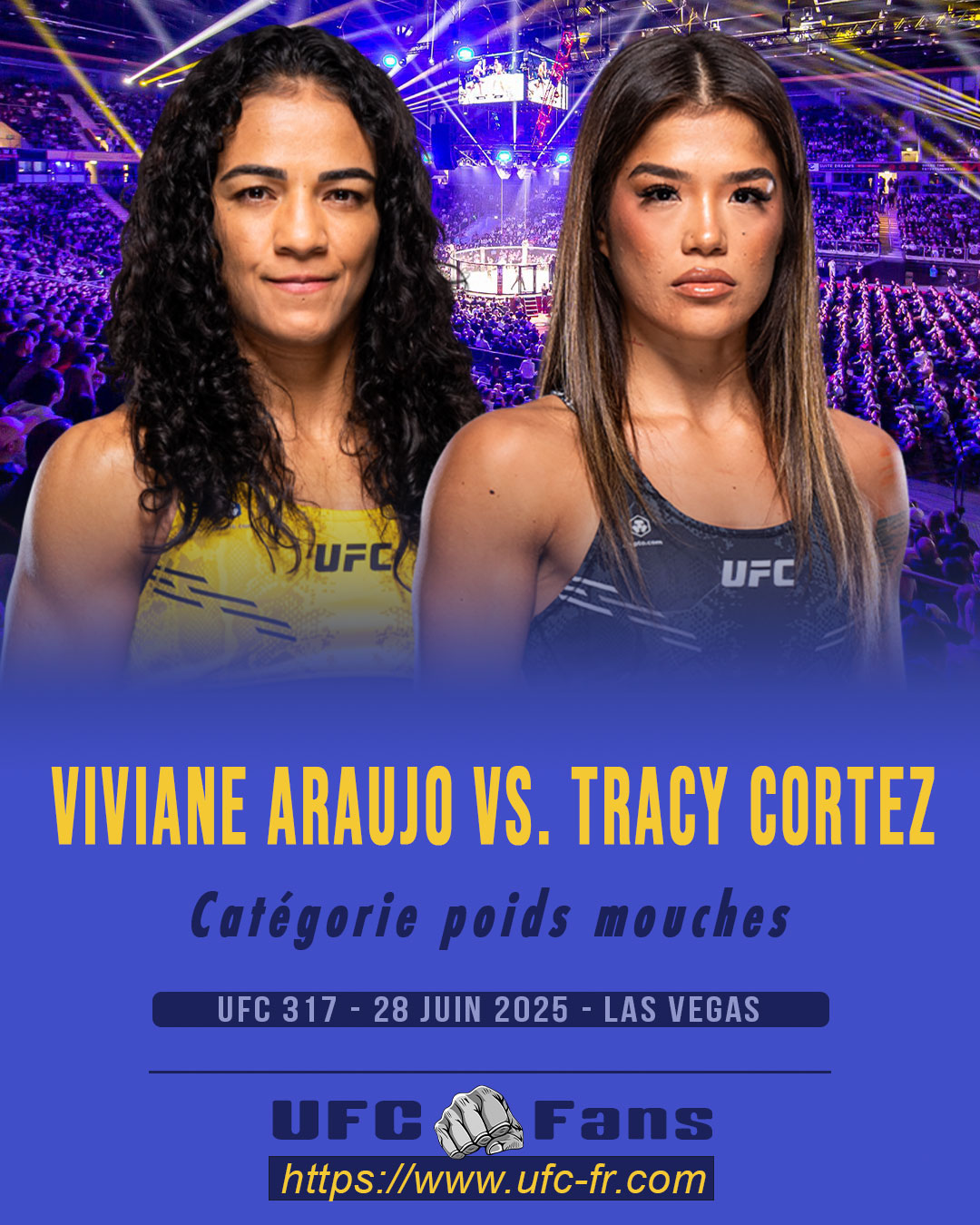 UFC 317 - Viviane Araujo vs Tracy Cortez UFC 317 - Viviane Araujo vs Tracy Cortez