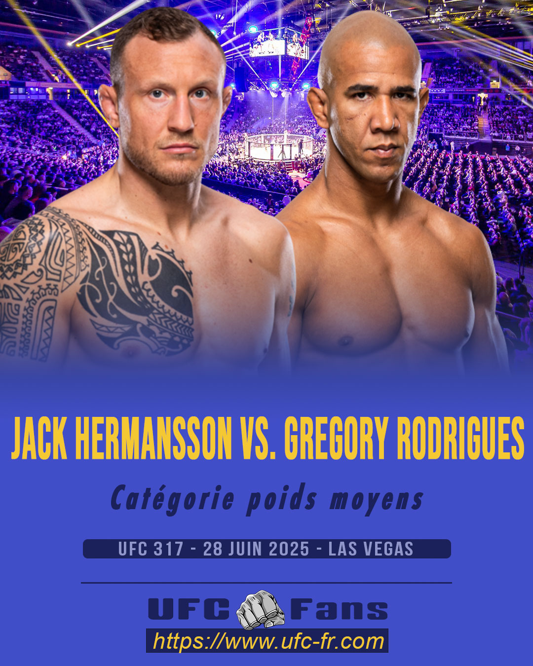 UFC 317 - Jack Hermansson vs Gregory Rodrigues UFC 317 - Jack Hermansson vs Gregory Rodrigues