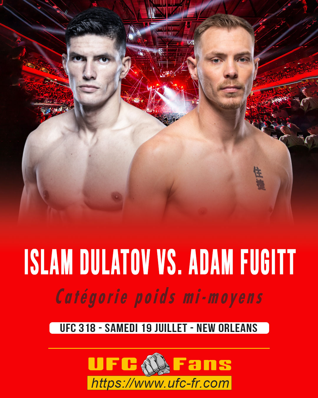 UFC 318 - Islam Dulatov vs Adam Fugitt UFC 318 - Islam Dulatov vs Adam Fugitt