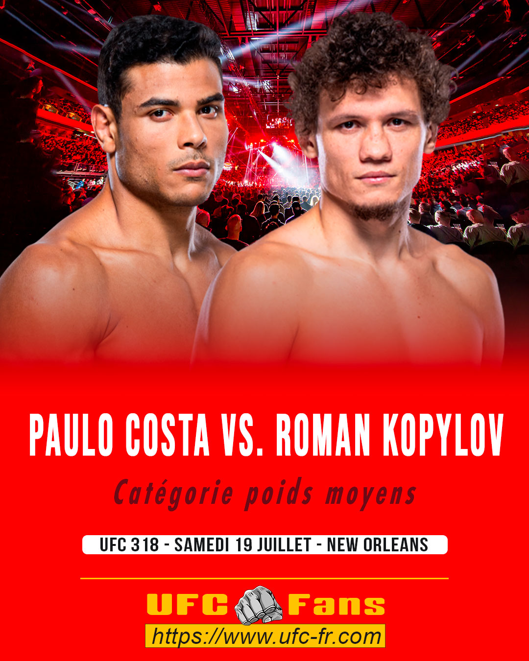 UFC 318 - Paulo Costa vs Roman Kopylov UFC 318 - Paulo Costa vs Roman Kopylov
