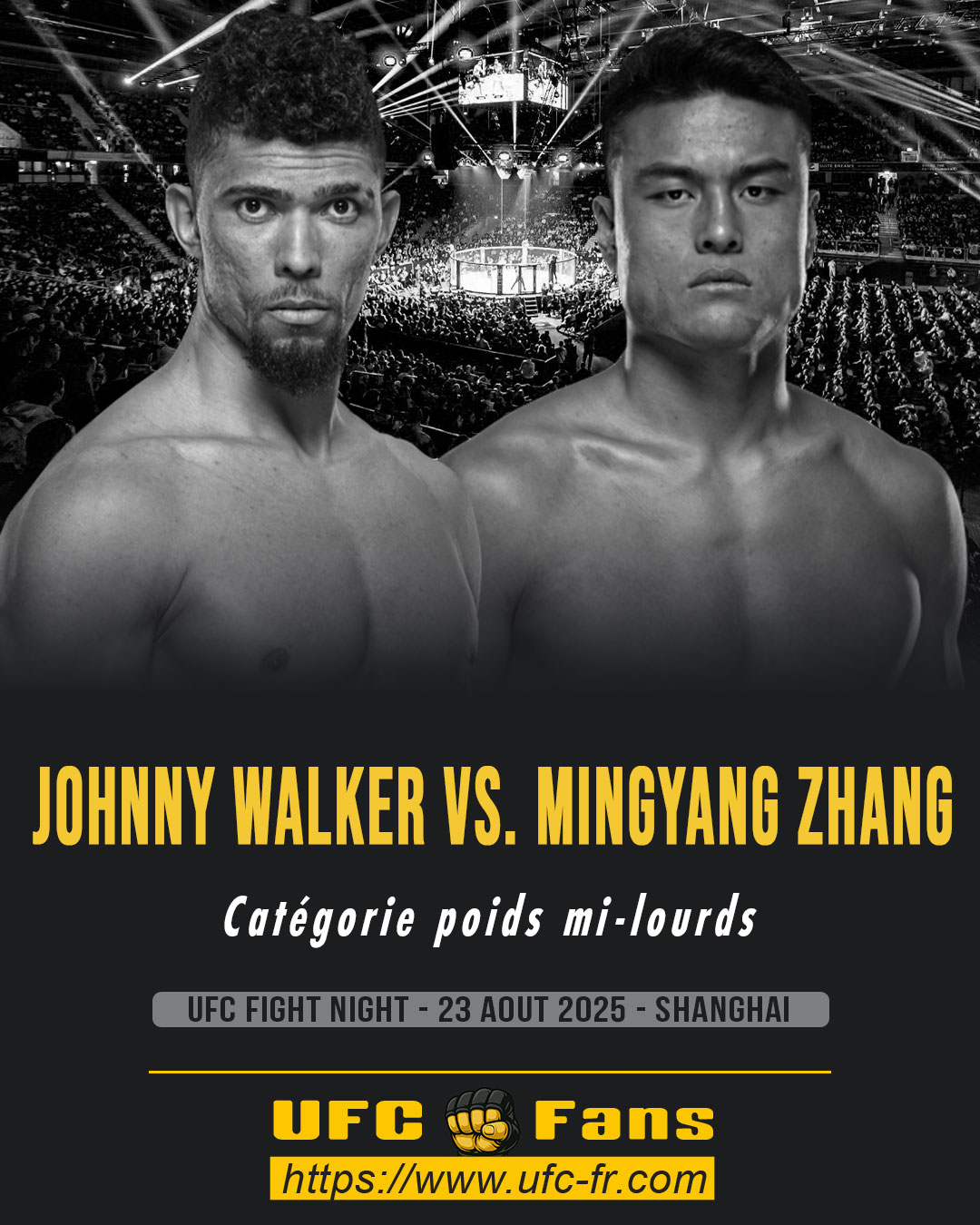 UFC ON ESPN+ 115 - Johnny Walker vs Mingyang Zhang UFC ON ESPN+ 115 - Johnny Walker vs Mingyang Zhang