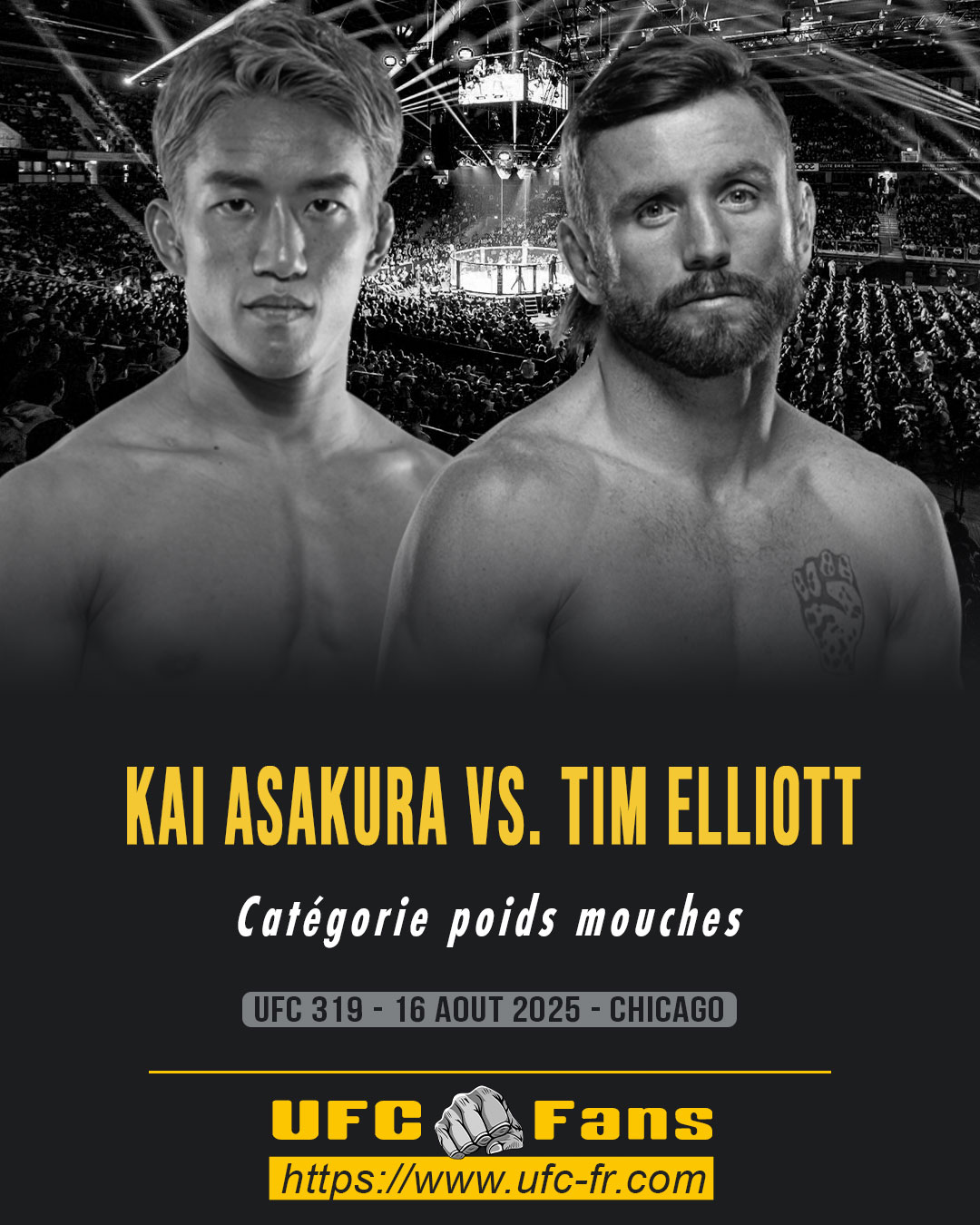 UFC 319 - Kai Asakura vs Tim Elliott UFC 319 - Kai Asakura vs Tim Elliott