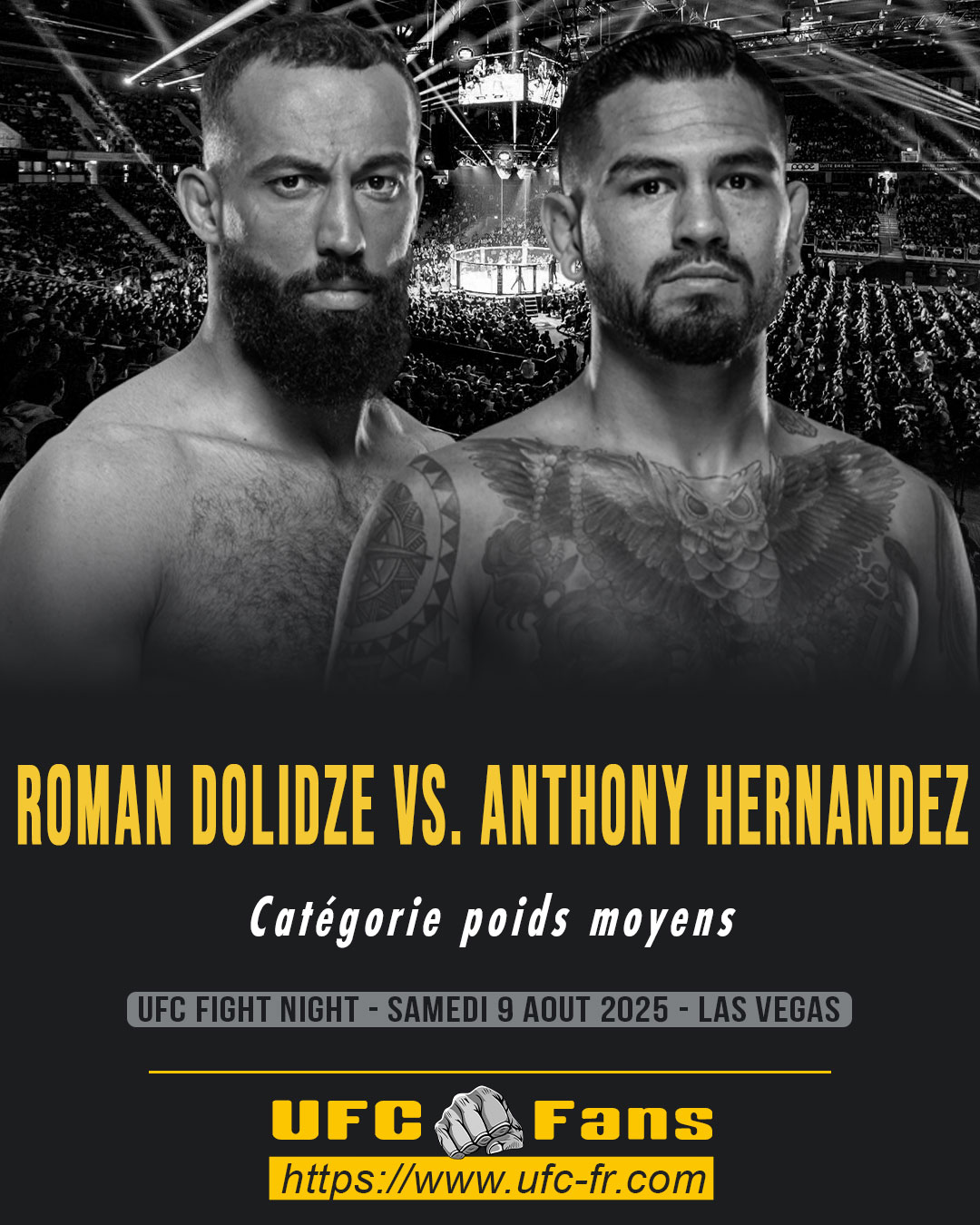 UFC ON ESPN 72 - Roman Dolidze vs Anthony Hernandez UFC ON ESPN 72 - Roman Dolidze vs Anthony Hernandez
