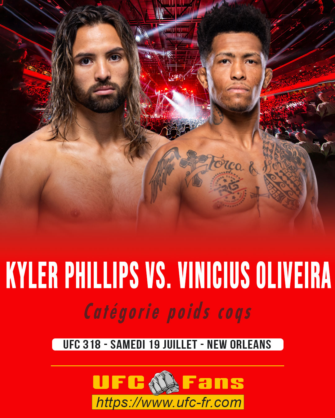 UFC 318 - Kyler Phillips vs Vinicius Oliveira UFC 318 - Kyler Phillips vs Vinicius Oliveira