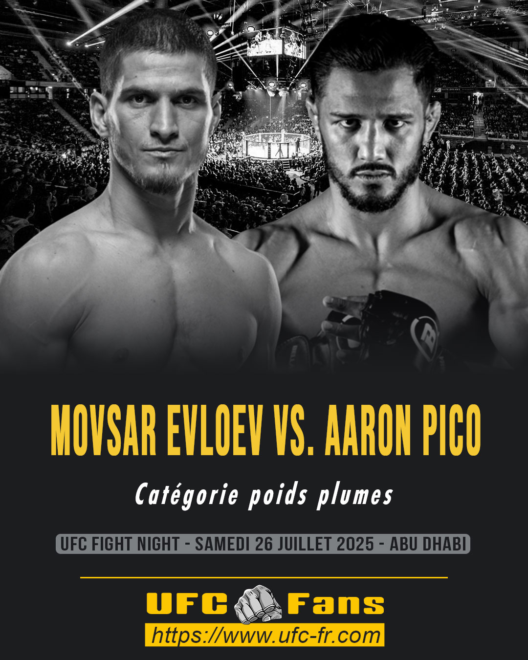 UFC ON ABC 9 - Movsar Evloev vs Aaron Pico
