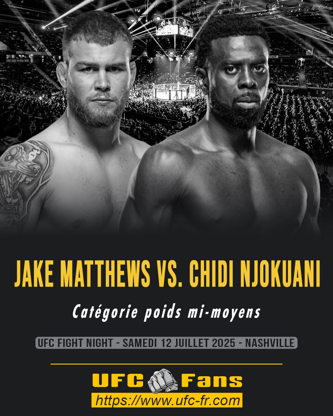 UFC ON ESPN 70 - Jake Matthews vs Chidi Njokuani UFC ON ESPN 70 - Jake Matthews vs Chidi Njokuani