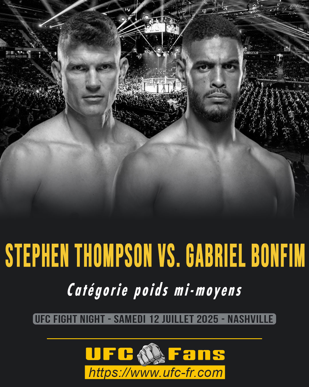 UFC ON ESPN 70 - Stephen Thompson vs Gabriel Bonfim UFC ON ESPN 70 - Stephen Thompson vs Gabriel Bonfim