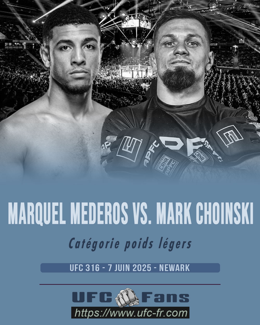 UFC 316 - MarQuel Mederos vs Mark Choinski UFC 316 - MarQuel Mederos vs Mark Choinski
