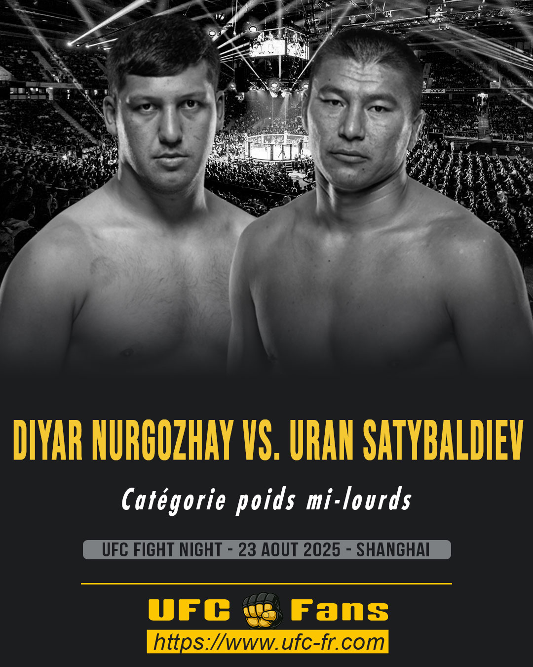 UFC ON ESPN+ 115 - Diyar Nurgozhay vs Uran Satybaldiev UFC ON ESPN+ 115 - Diyar Nurgozhay vs Uran Satybaldiev