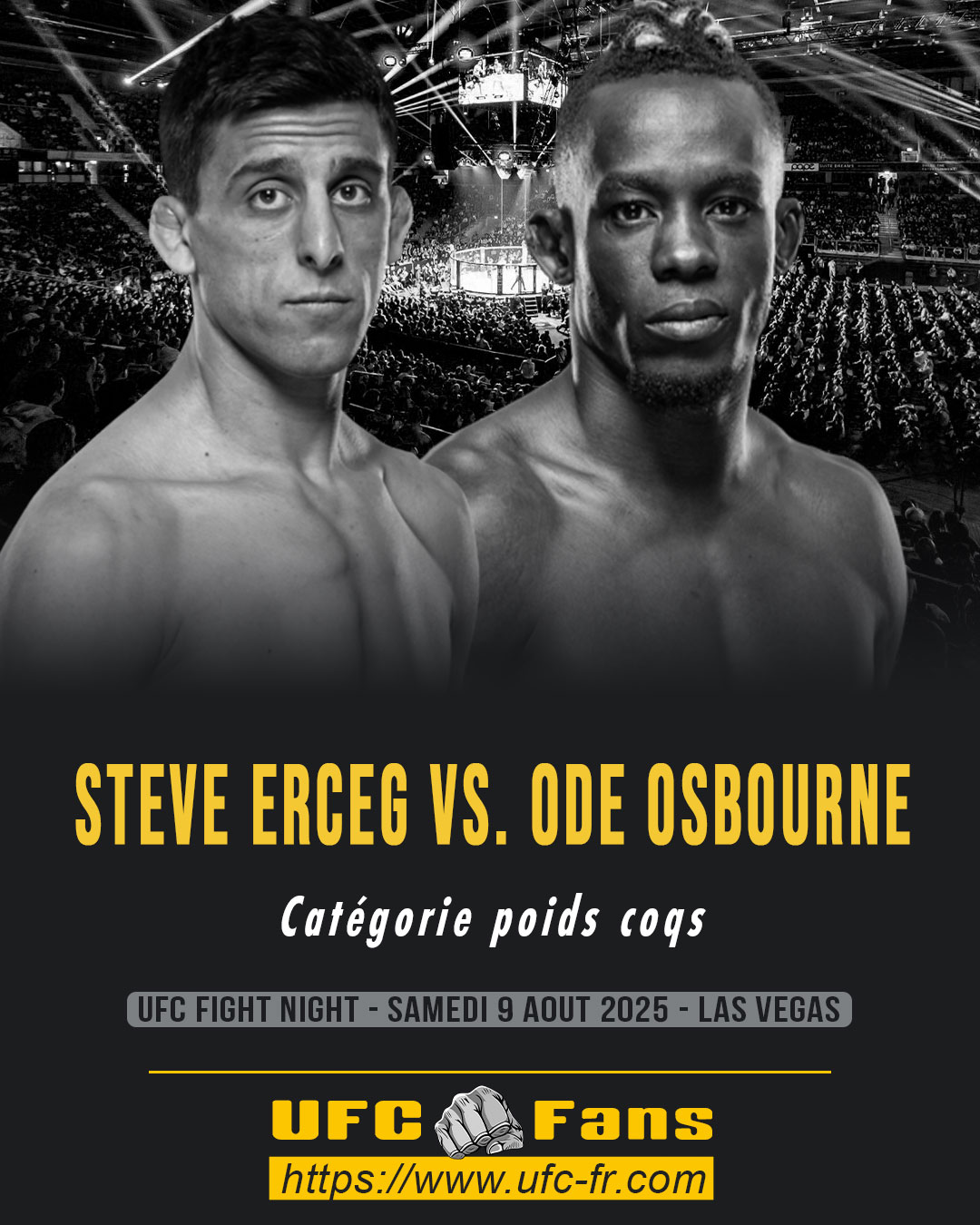 UFC ON ESPN 72 - Steve Erceg vs Ode Osbourne UFC ON ESPN 72 - Steve Erceg vs Ode Osbourne