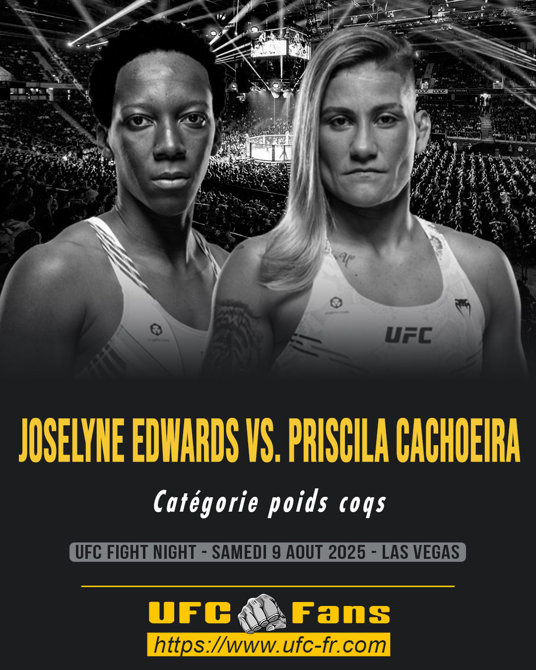 UFC ON ESPN 72 - Joselyne Edwards vs Priscila Cachoeira UFC ON ESPN 72 - Joselyne Edwards vs Priscila Cachoeira