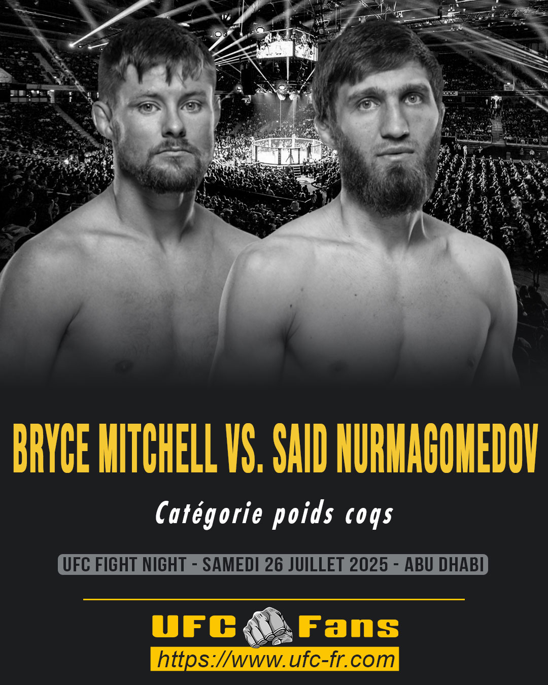 UFC ON ABC 9 - Bryce Mitchell vs Said Nurmagomedov UFC ON ABC 9 - Bryce Mitchell vs Said Nurmagomedov