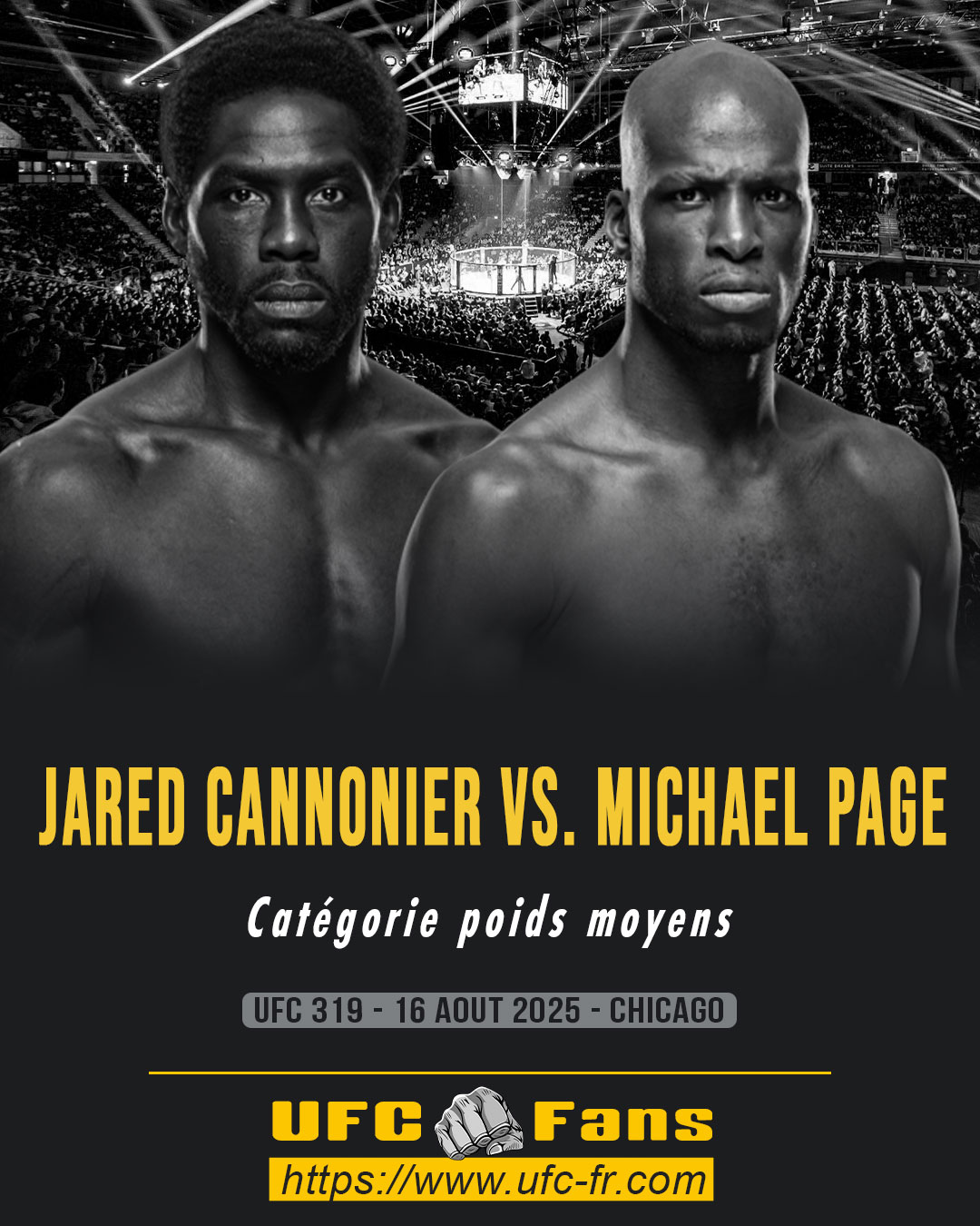 UFC 319 - Jared Cannonier vs Michael Page UFC 319 - Jared Cannonier vs Michael Page