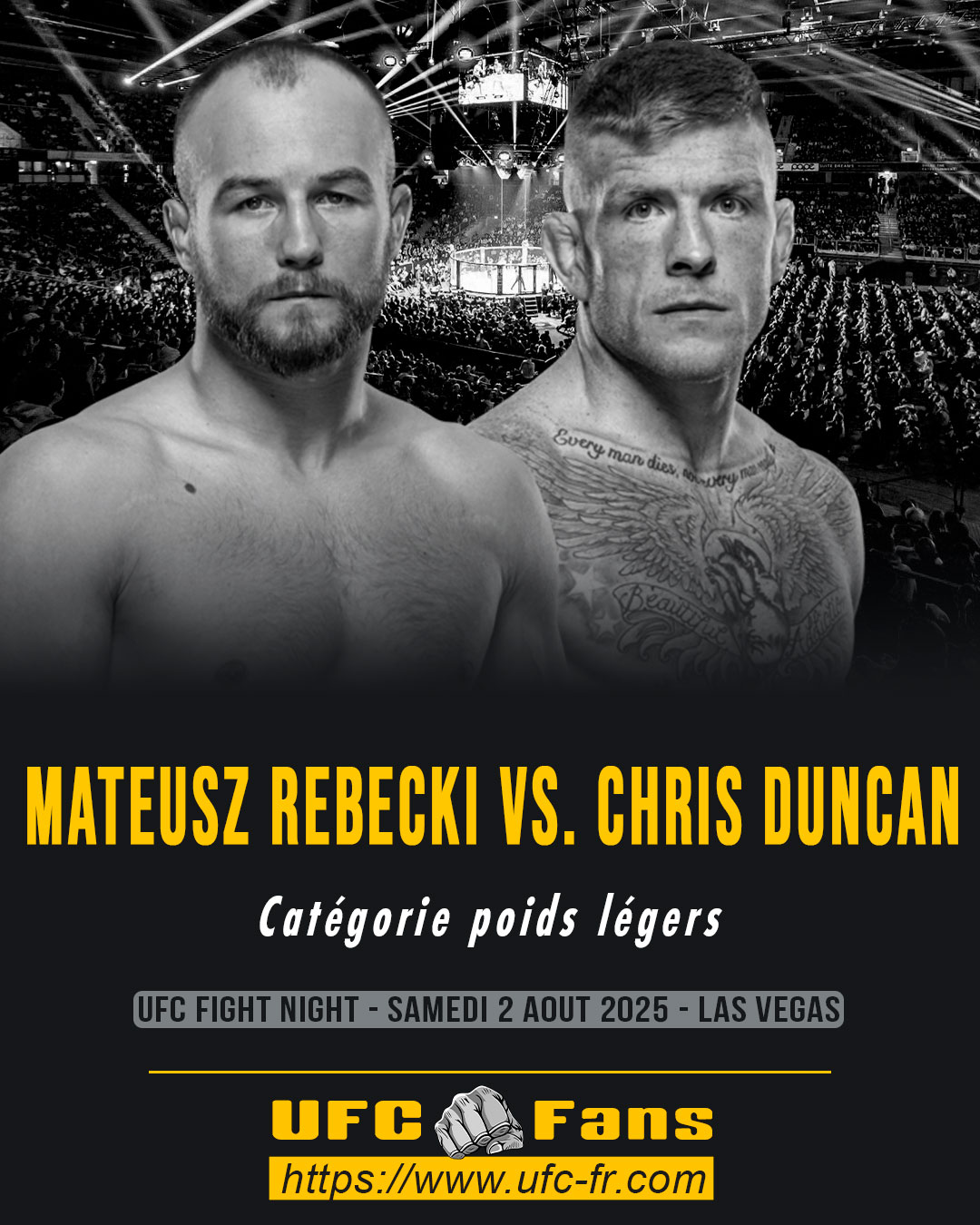 UFC ON ESPN 71 - Mateusz Rebecki vs Chris Duncan UFC ON ESPN 71 - Mateusz Rebecki vs Chris Duncan