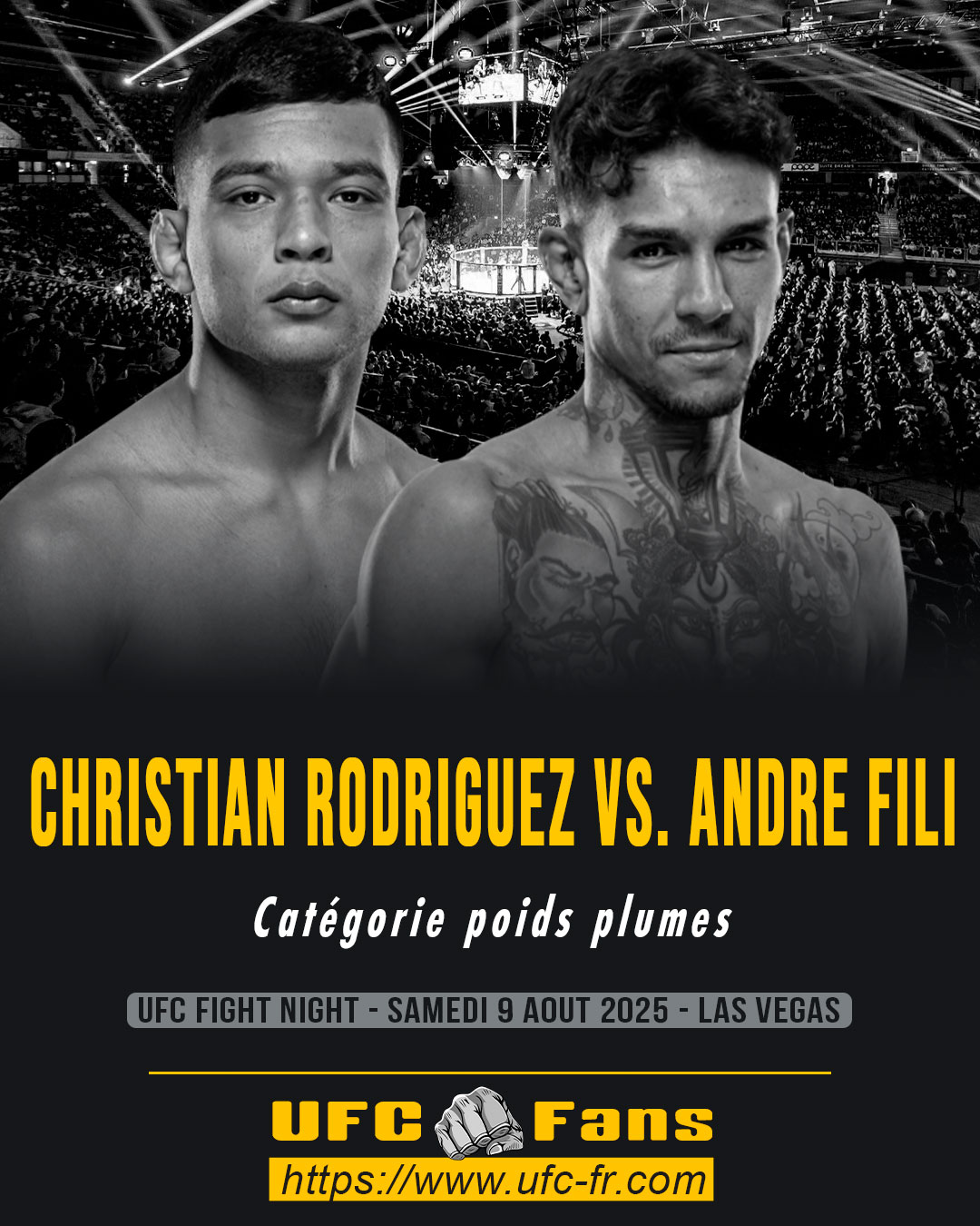 UFC ON ESPN 72 - Christian Rodriguez vs Andre Fili UFC ON ESPN 72 - Christian Rodriguez vs Andre Fili
